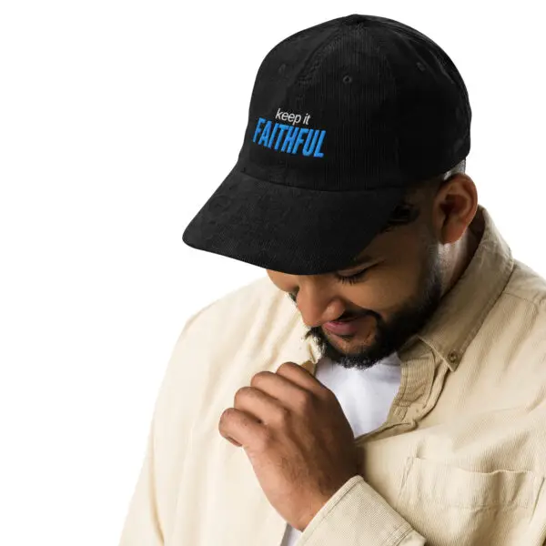 Keep It Faithful Corduroy Dad Hat - Image 2