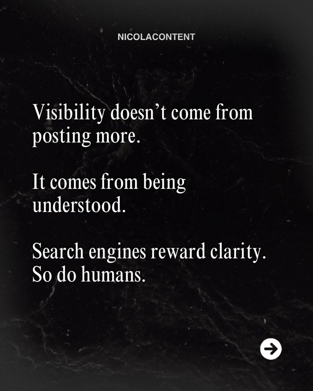 Instagram post from nicolacontent. This post is in position 2.