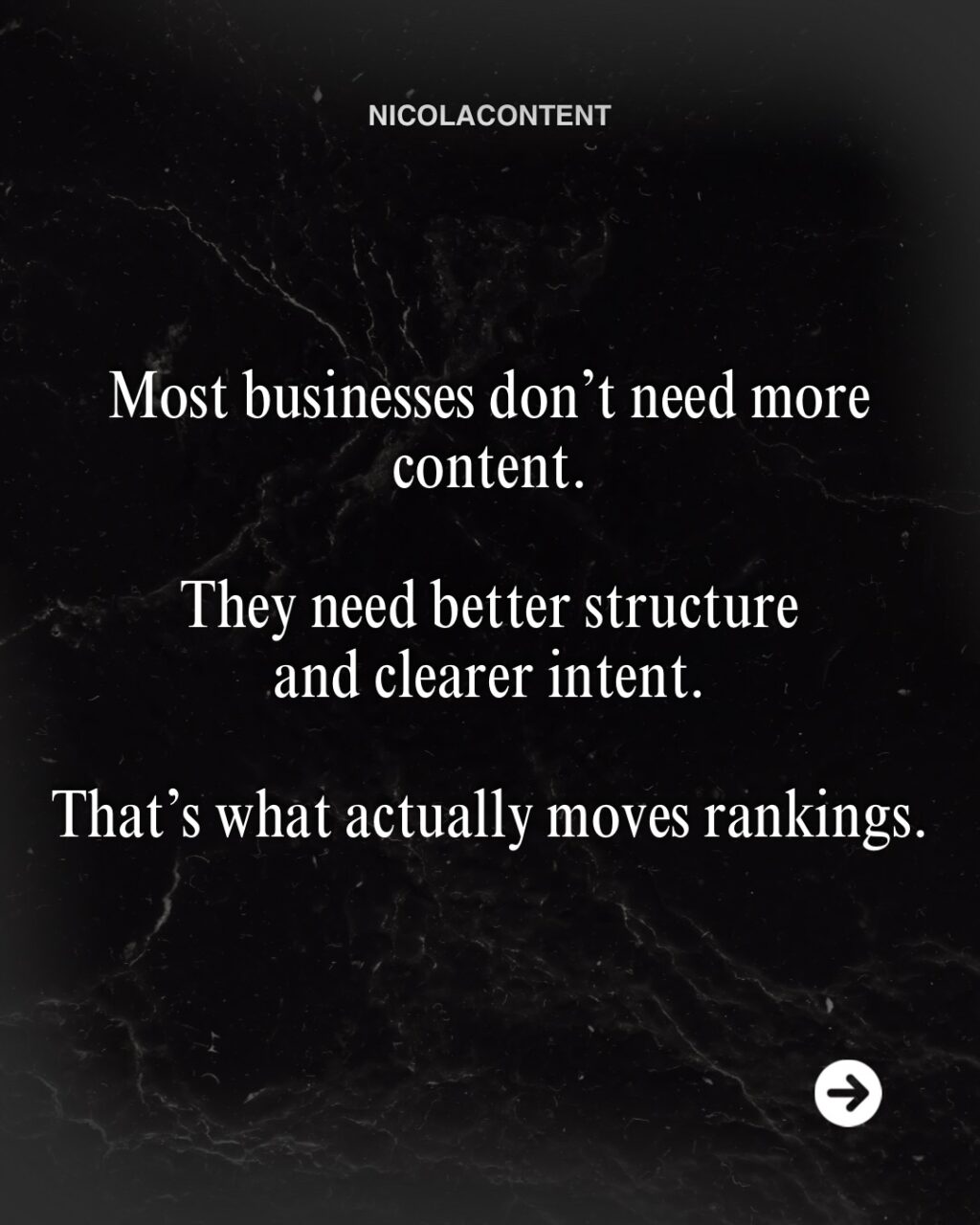 Instagram post from nicolacontent. This post is in position 4.